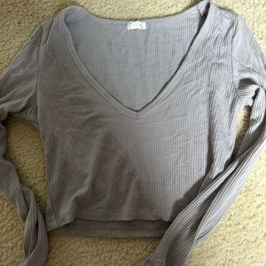 Garage Ribbed Long Sleeve top